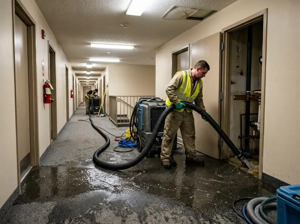 multi-unit-apartment-hallway-f-005 — frequently asked questions, Emergency Burst Pipe Water Extraction & Removal in West Hat…